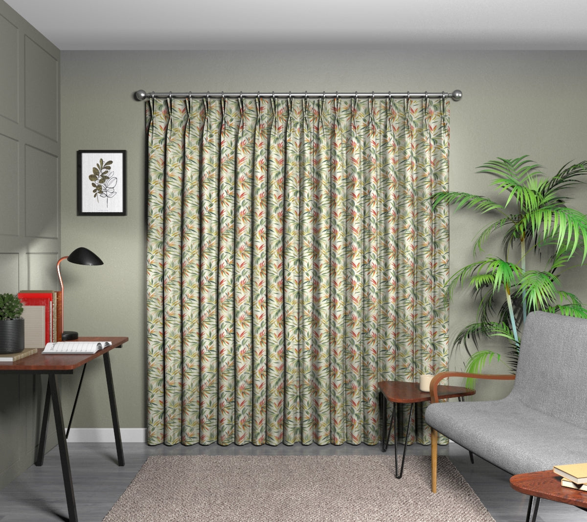 Ventura Rumba Double Pleat Curtain