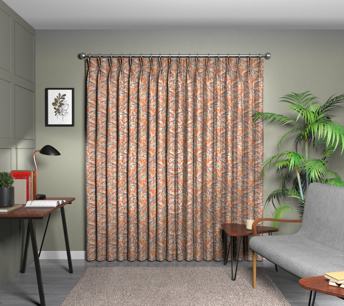 Ventura Tango Double Pleat Curtain