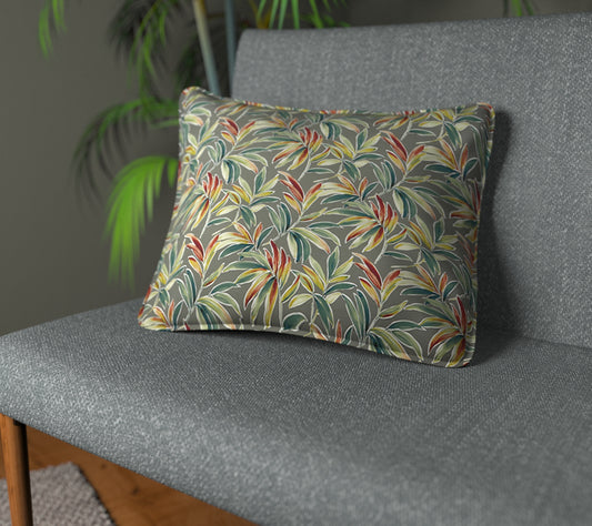 Ventura Jungle Piped Cushion