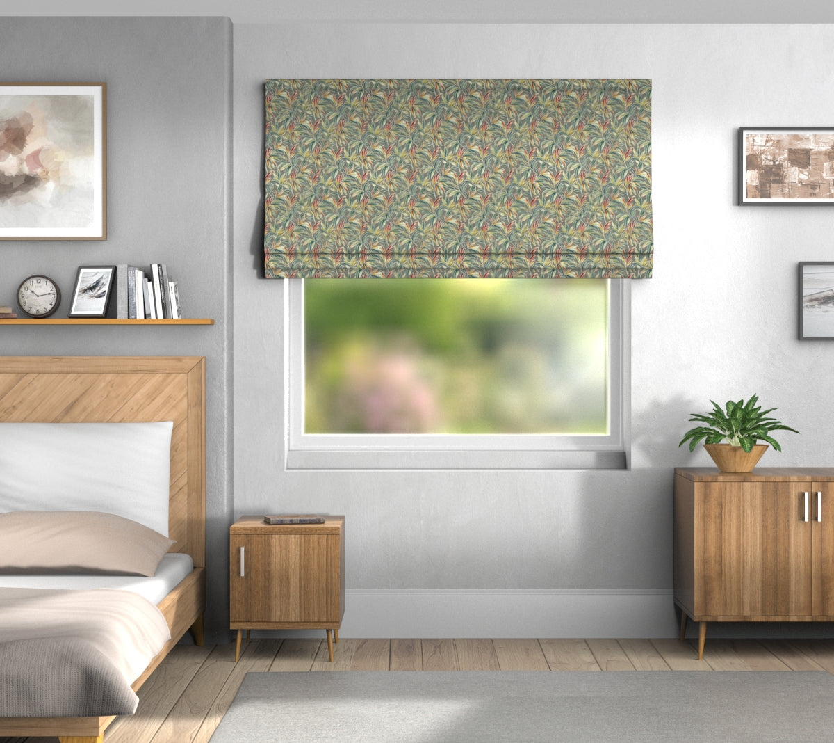 Ventura Jungle Default Roman Blind