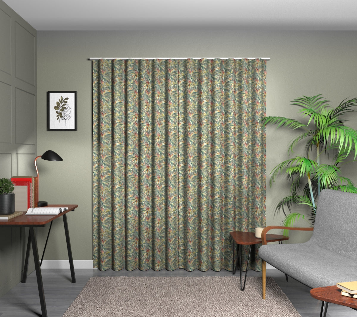 Ventura Jungle Wave Curtain