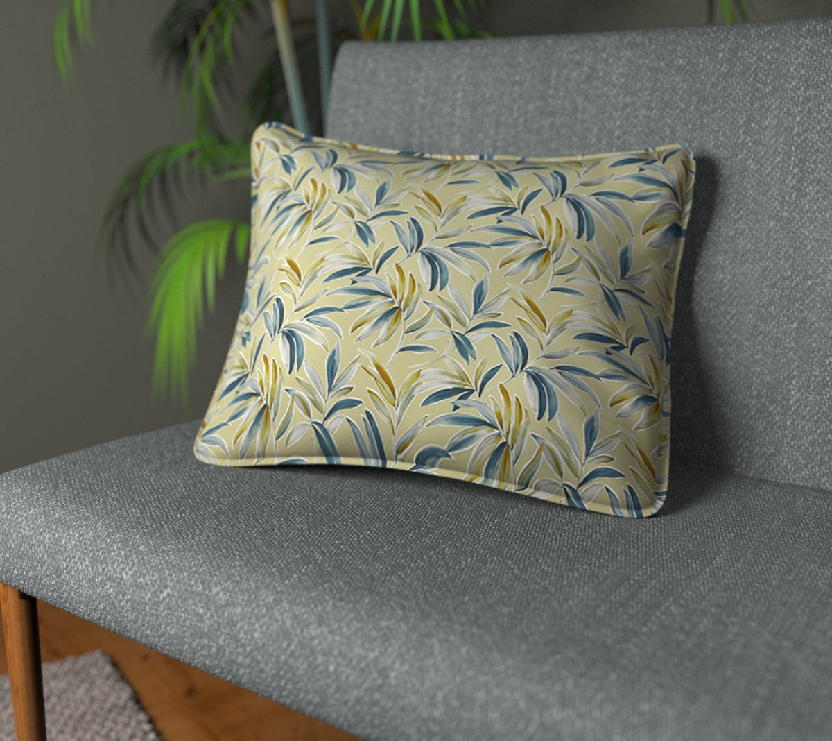 Ventura Mimosa Piped Cushion