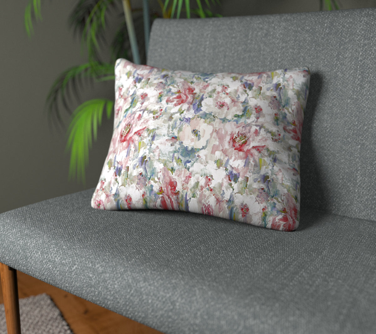 Camile Lupin Plain Cushion