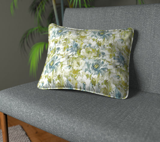 Camile Lagoon Piped Cushion