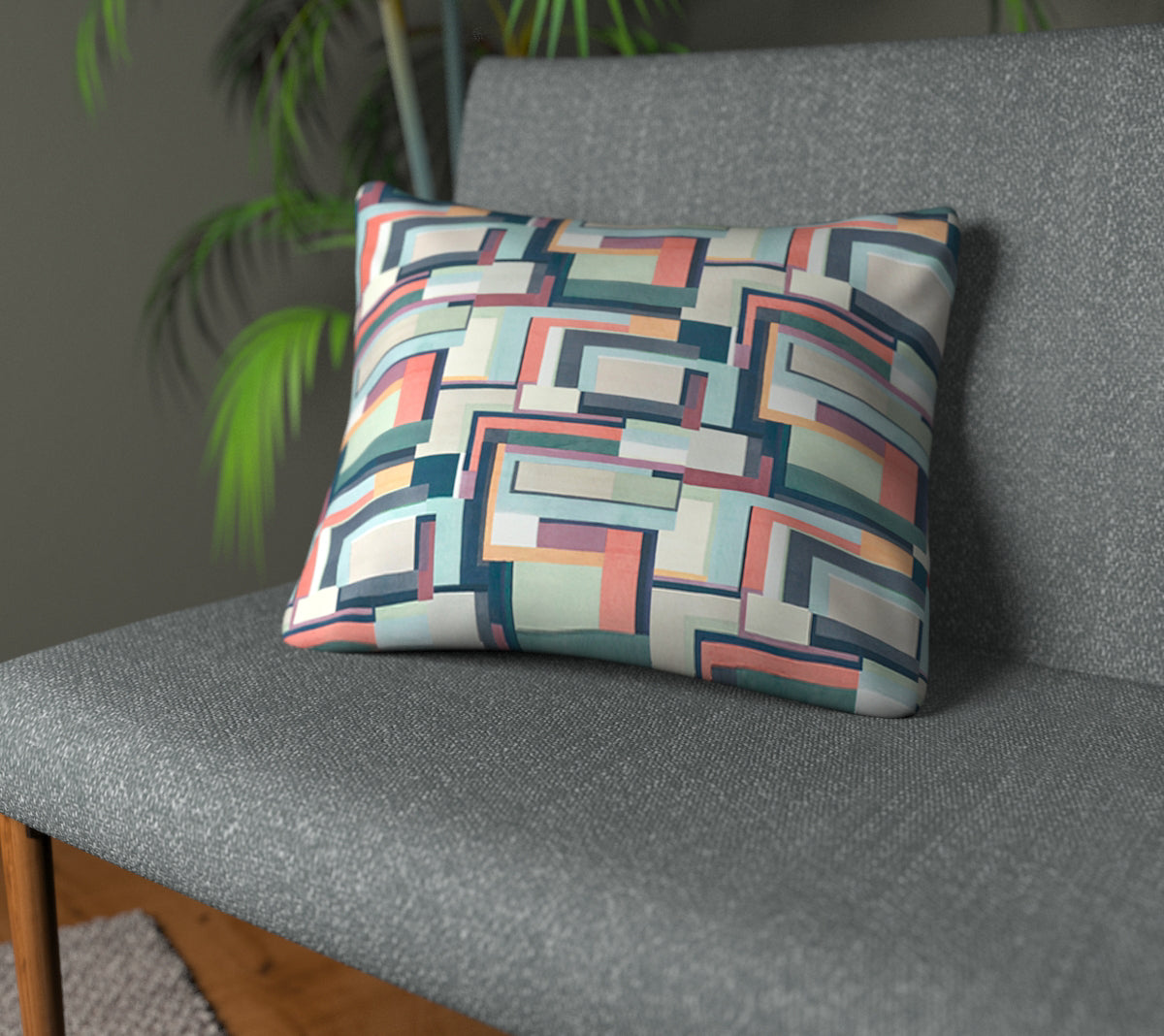 Astaire Sherbet Plain Cushion