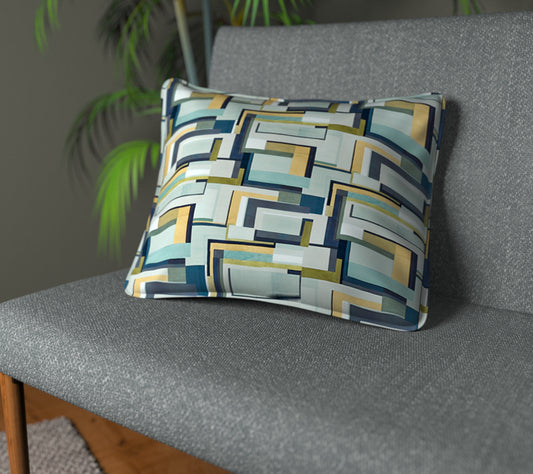 Astaire Lagoon Piped Cushion