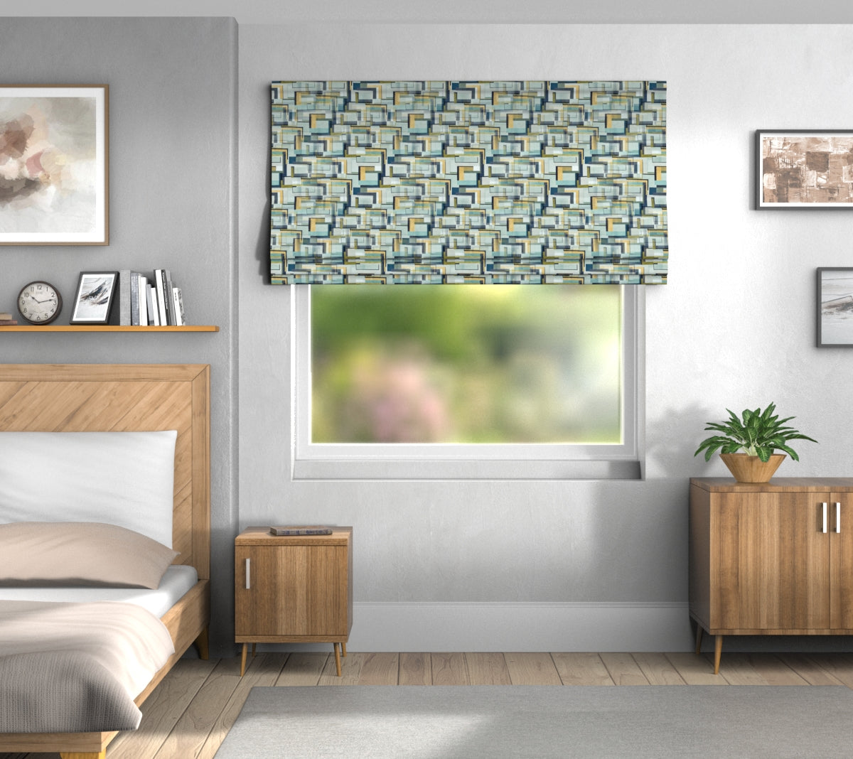 Astaire Lagoon Default Roman Blind