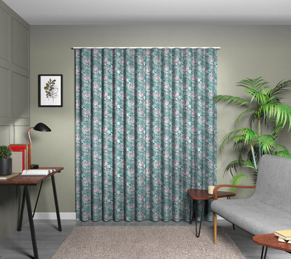 Paloma Blueberry Wave Curtain