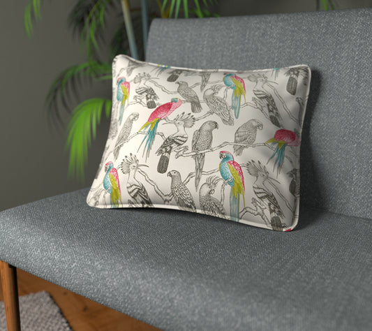 Aviary Caribou Piped Cushion
