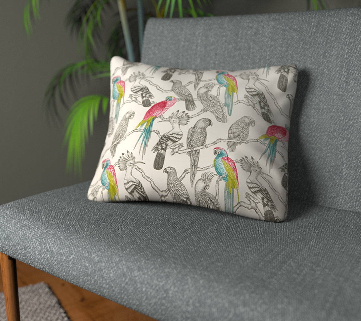 Aviary Caribou Plain Cushion