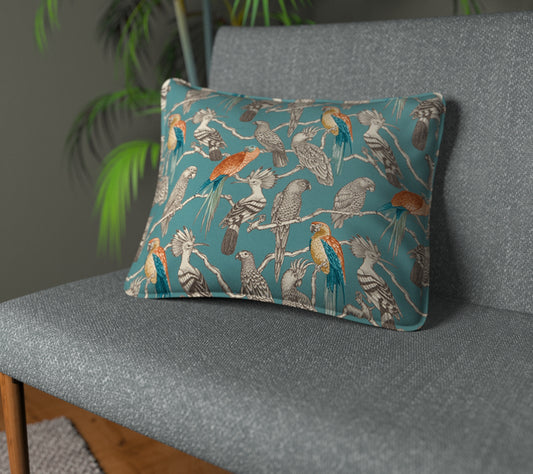 Aviary Lagoon Piped Cushion