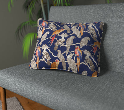 Aviary Marine Piped Cushion
