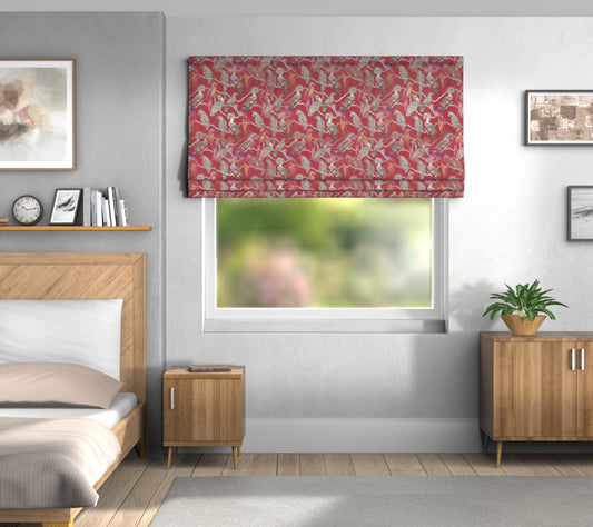 Aviary Pomegranate Default Roman Blind