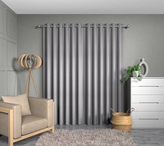 Aztec Smoke Eyelets Curtain