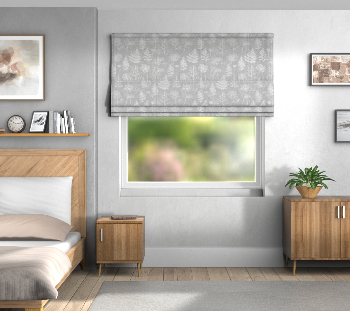 Chervil Dove Default Roman Blind