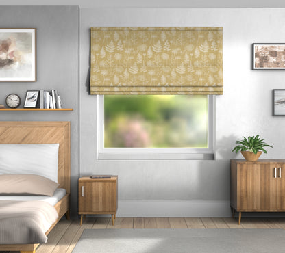 Chervil Mustard Default Roman Blind