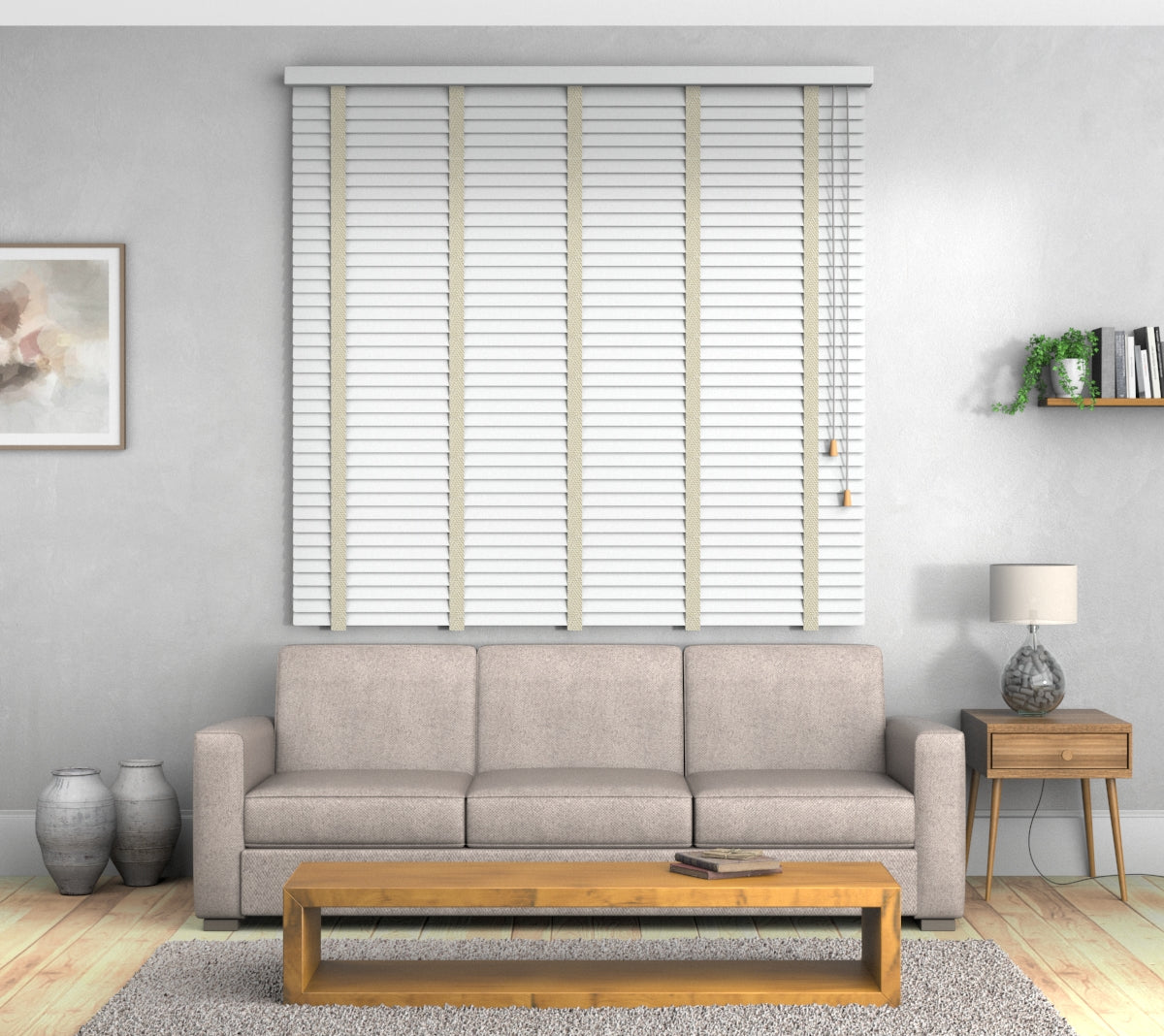 White Venetian Blind