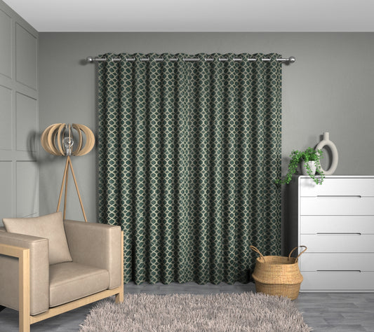 Dara Emerald Eyelets Curtain