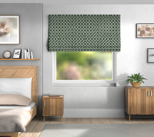 Dara Emerald Default Roman Blind