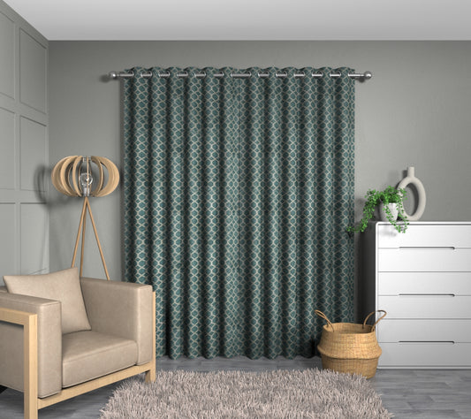 Dara Ocean Eyelets Curtain