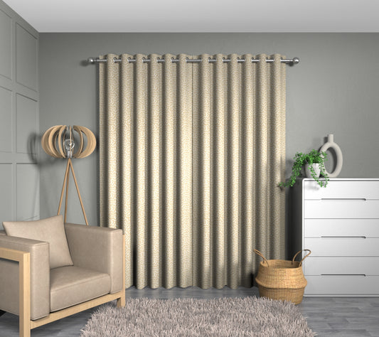 Truffle Wheat Eyelet Curtain