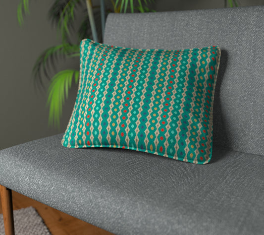 Mossi Celeste Piped Cushion