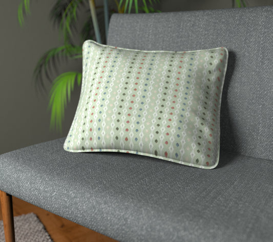 Mossi Sage Piped Cushion
