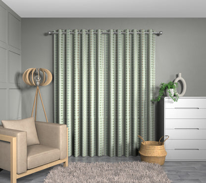 Mossi Sage Eyelet Curtain