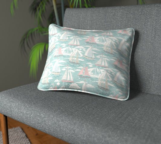 Sailor Sky Piped Cushion