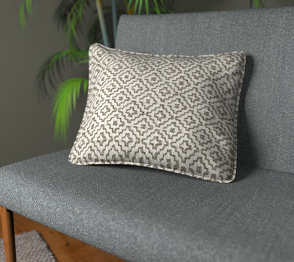 Linden Pebble Piped Cushion