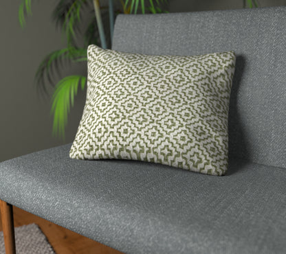 Linden Celadon Plain Cushion