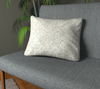 Osier Wedgwood/Silver Plain Cushion