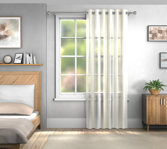 Delis Natural Eyelets Curtain