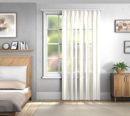 Delis Natural Triple Pleat Curtain