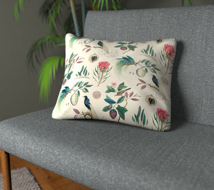 Paradesia Fig/Indigo Plain Cushion