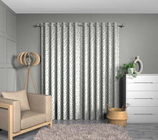 Gingko Trail Dijon Eyelet Curtain