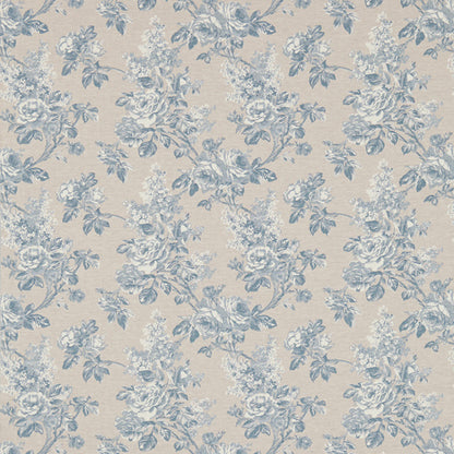 Sorilla Damask Delft/Linen Fabric Sample