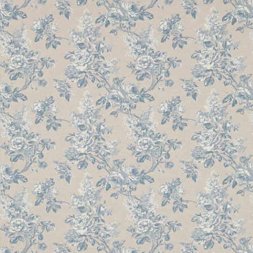 Sorilla Damask Delft/Linen Fabric Sample