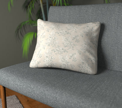Sorilla Damask Eggshell/Linen Plain Cushion