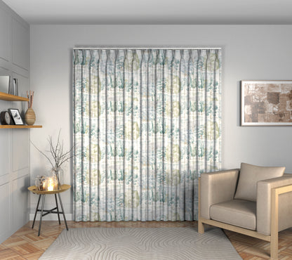 Waterperry Mint Triple Pleat Curtain