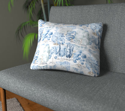 Waterperry Indigo Plain Cushion