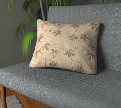 Chestnut Tree Wheat/Pebble Plain Cushion