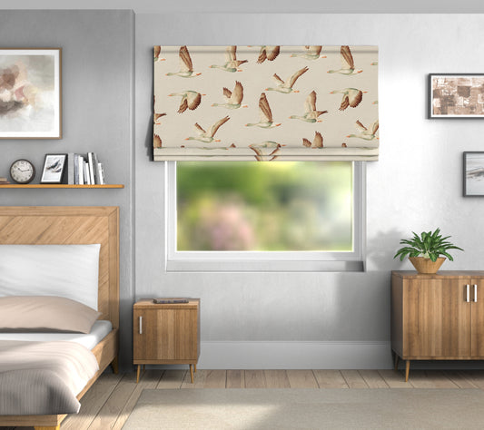 Elysian Geese Briarwood/Linen