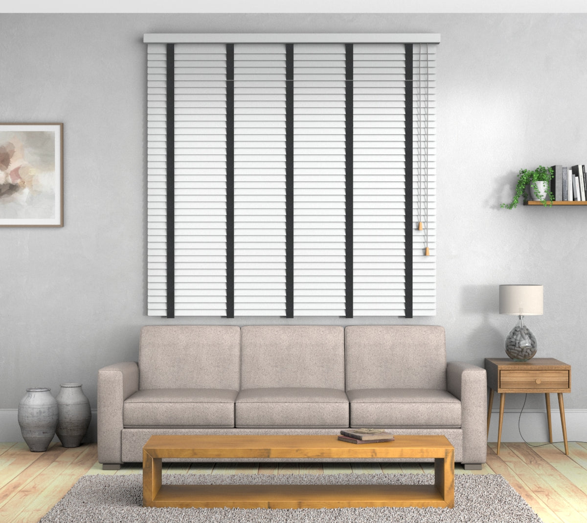 White Venetian Blind