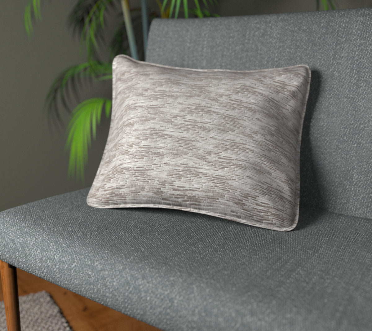 Ellary Caribou Piped Cushion