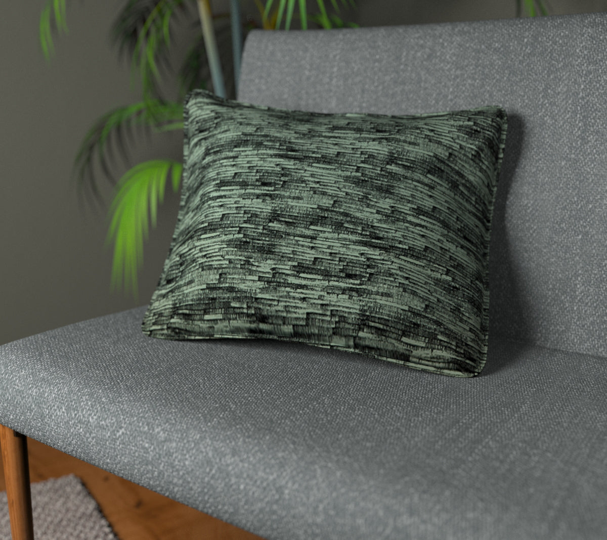 Ellary Juniper Piped Cushion