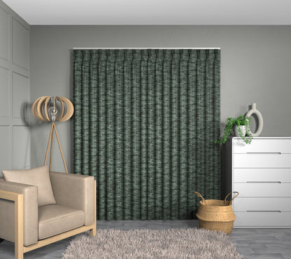 Ellary Juniper Triple Pleat Curtain