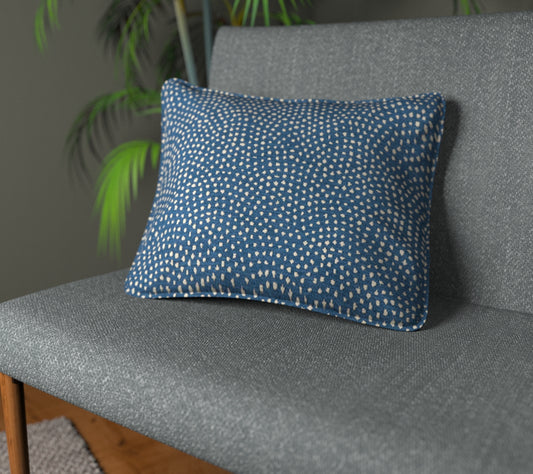 Nebula Denim Piped Cushion