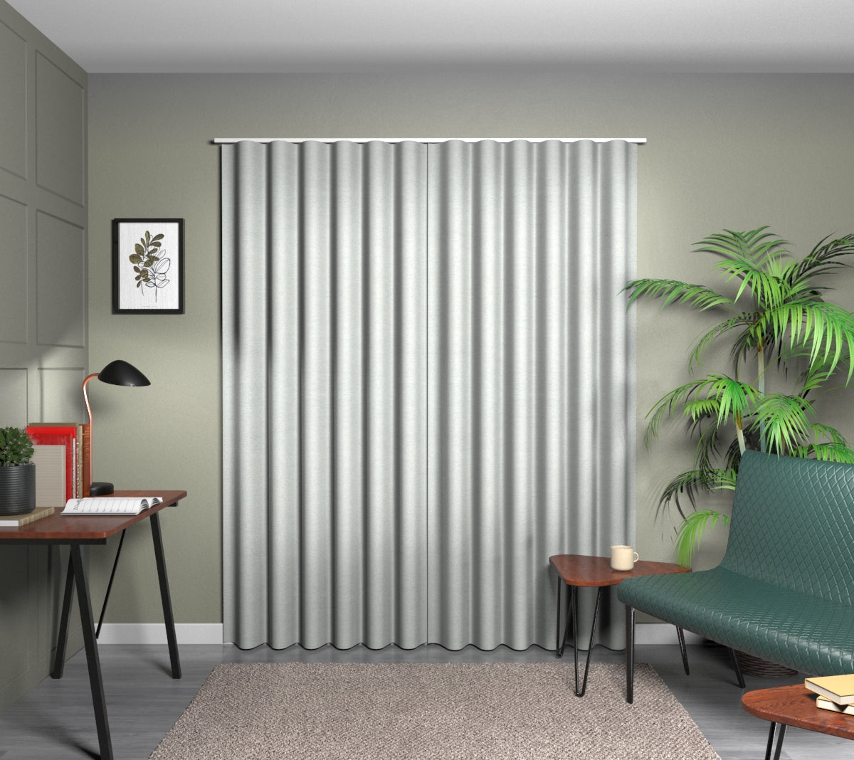 Nebula Dove Wave Curtain
