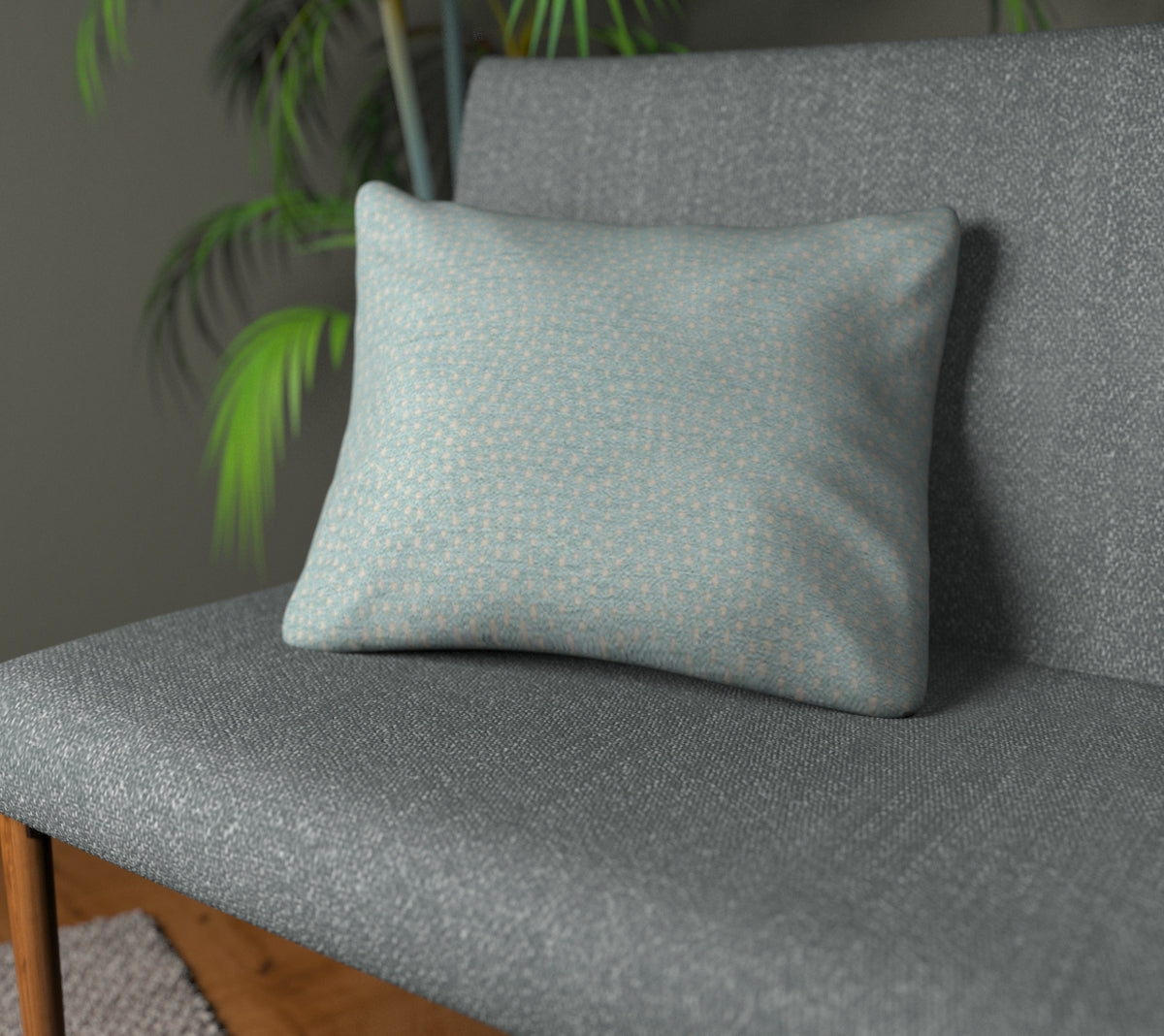 Nebula Duckegg Plain Cushion